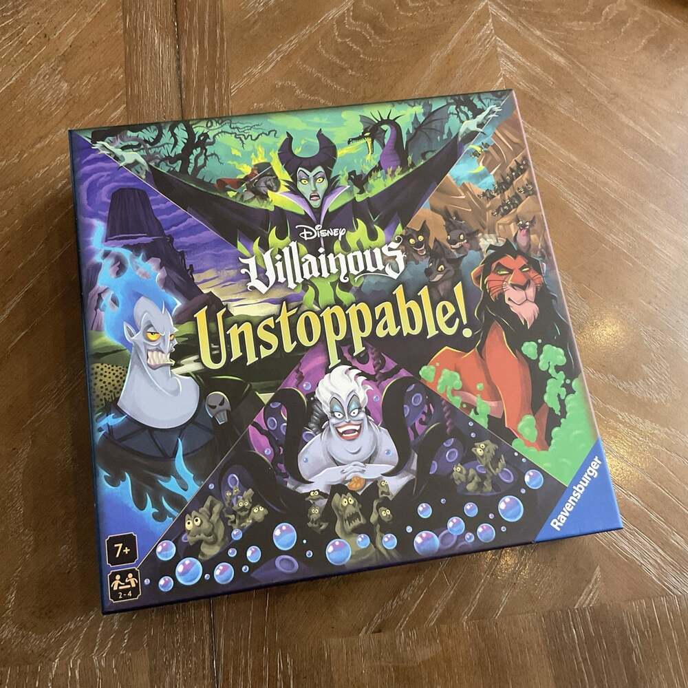 Disney Villainous Unstoppable! Board Game Ravensburger 2025 New Sealed